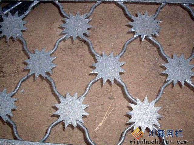 监狱新型钢网墙-太阳花钢网墙
